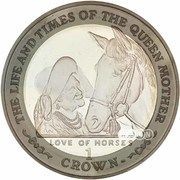 1 Crown - Elizabeth II In memoriam of the Queen Mother, United Kingdom, 2002 reverse image