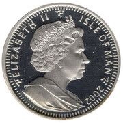 1 Crown - Elizabeth II World Cup Japan-Korea; Silver Proof obverse image