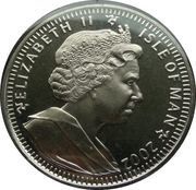 1 Crown - Elizabeth II Golden Jubilee-Queen on horseback obverse image