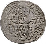 1 Groshen - Matyáš Korvín, Bohemia, 1477-1490 reverse image