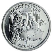 1 Crown - Elizabeth II Polyjuice Potion; Silver Proof, United Kingdom, 2002 reverse image