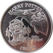 1 Crown - Elizabeth II Arriving at The Burrow, United Kingdom, 2002 reverse image