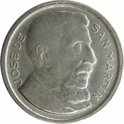 5 Centavos reeded edge, Argentina, 1951-1953 reverse image