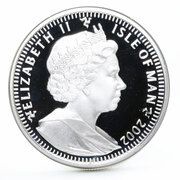 1 Crown - Elizabeth II Arriving at The Burrow; Silver Proof obverse image
