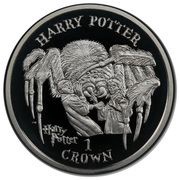 1 Crown - Elizabeth II Aragog; Silver Proof, United Kingdom, 2002 reverse image