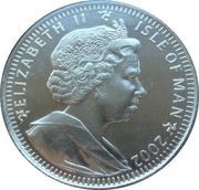 1 Crown - Elizabeth II Harry Potter in hospital obverse image