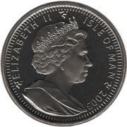 1 Crown - Elizabeth II 100th Anniversary of Powered Flight; coloured version obverse image
