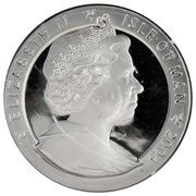 1 Crown - Elizabeth II Olympic Games Athens - Cyclists; Silver Proof obverse image