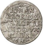 1 Kreuzer - Johann Georg obverse image