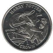1 Crown - Elizabeth II Dementor, United Kingdom, 2004 reverse image