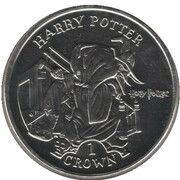 1 Crown - Elizabeth II Professor Dumbledore, United Kingdom, 2004 reverse image