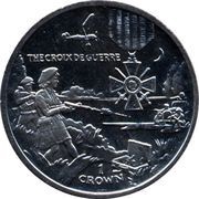 1 Crown - Elizabeth II "The Croix de Guerre", United Kingdom, 2004 reverse image