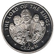 1 Crown - Elizabeth II The Return of the King, United Kingdom, 2004 reverse image