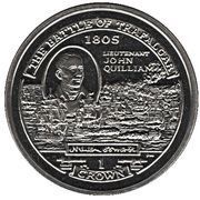 1 Crown - Elizabeth II Lieutenant John Quilliam, United Kingdom, 2004-2005 reverse image
