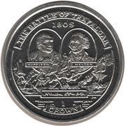 1 Crown - Elizabeth II Napoleon and Nelson, United Kingdom, 2004-2005 reverse image