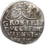 3 Groshen - Johann Georg, Bohemia, 1612 reverse image