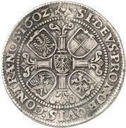 ½ Thaler - George Frederick I, Bohemia, 1600-1602 reverse image
