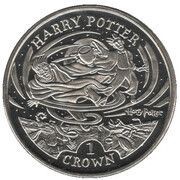 1 Crown - Elizabeth II Harry Potter and Portkey, United Kingdom, 2005 reverse image