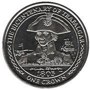 1 Crown - Elizabeth II Admiral Horatio Nelson, United Kingdom, 2005 reverse image