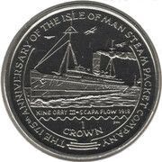1 Crown - Elizabeth II King Orry III, United Kingdom, 2005 reverse image