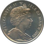 1 Crown - Elizabeth II TT - Pasolini obverse image