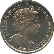1 Crown - Elizabeth II TT - Agostini obverse image