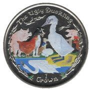 1 Crown - Elizabeth II The Ugly Duckling - coloured version, United Kingdom, 2005 reverse image