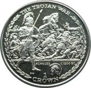 1 Crown - Elizabeth II The Trojan War, United Kingdom, 2006 reverse image