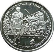 1 Crown - Elizabeth II The Battle of Thapsus, United Kingdom, 2006 reverse image