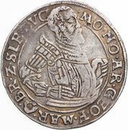 1 Guldenthaler/ 60 Kreuzer - George Frederick I obverse image