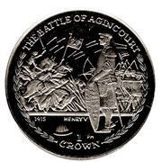 1 Crown - Elizabeth II The Battle of Agincourt, United Kingdom, 2006 reverse image