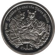 1 Crown - Elizabeth II Goldilocks and the Three Bears, United Kingdom, 2006 reverse image