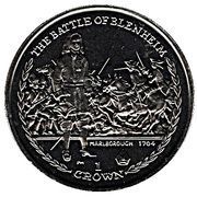 1 Crown - Elizabeth II The Battle of Blenheim, United Kingdom, 2006 reverse image
