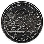1 Crown - Elizabeth II The Battle of Leipzig, United Kingdom, 2006 reverse image