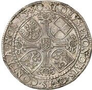 1 Thaler - George Frederick I, Bohemia, 1576-1584 reverse image