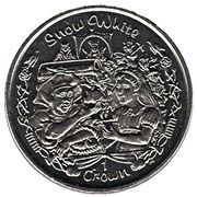1 Crown - Elizabeth II Snow White, United Kingdom, 2006 reverse image