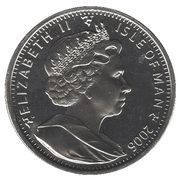 1 Crown - Elizabeth II Queen Elizabeth II 80th Birthday-Queen's Beasts obverse image