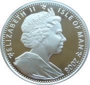 1 Crown - Elizabeth II Queen Elizabeth II 80th Birthday-Coronation 1953; Silver Proof obverse image