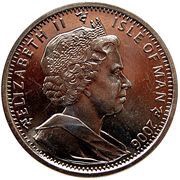 1 Crown - Elizabeth II Queen Elizabeth II 80th Birthday-Tynwald obverse image