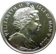 1 Crown - Elizabeth II Queen Elizabeth II 80th Birthday-Order of the Garter; Gold plated obverse image