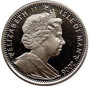 1 Crown - Elizabeth II Queen Elizabeth II 80th Birthday-Order of the Garter obverse image