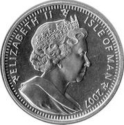1 Crown - Elizabeth II Ragdoll Cat obverse image