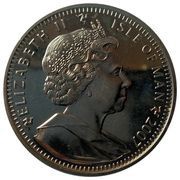 1 Crown - Elizabeth II Swans obverse image