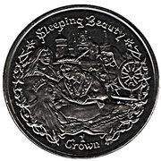 1 Crown - Elizabeth II Sleeping Beauty, United Kingdom, 2007 reverse image
