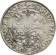 1 Thaler - George Frederick I, Bohemia, 1592 reverse image