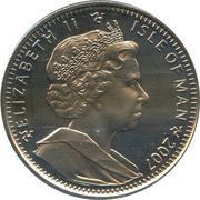 1 Crown - Elizabeth II TT centennial obverse image