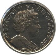 1 Crown - Elizabeth II TT centennial obverse image