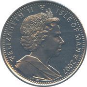 1 Crown - Elizabeth II TT centennial obverse image
