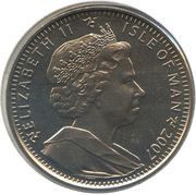1 Crown - Elizabeth II TT centennial obverse image