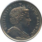 1 Crown - Elizabeth II TT centennial obverse image